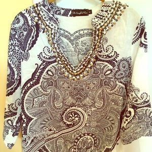 Beautiful Beaded Cover Up/Tunic